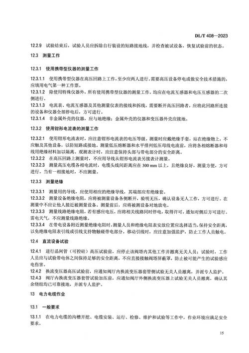 变电站和发电厂电气部分安全工作规程：特殊情况巡视要求及要点