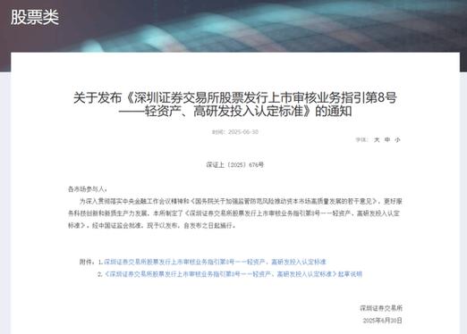 12月30日深交所修订规定，完善创业板三创四新判断标准