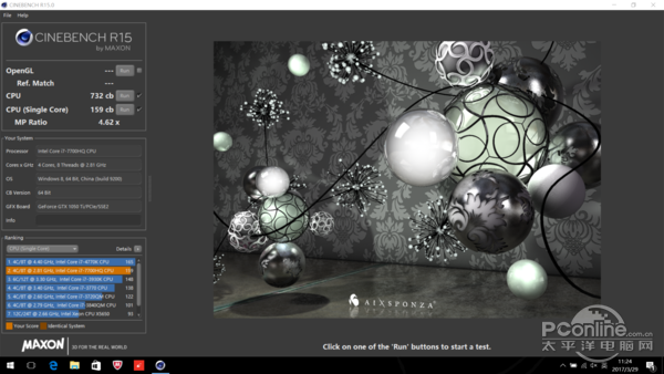 CINEBENCH%20R15%u6D4B%u8BD5%u6210%u7EE9