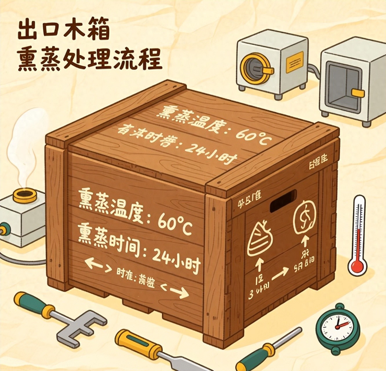 木箱出货必须贴标签吗？不贴可能被退运