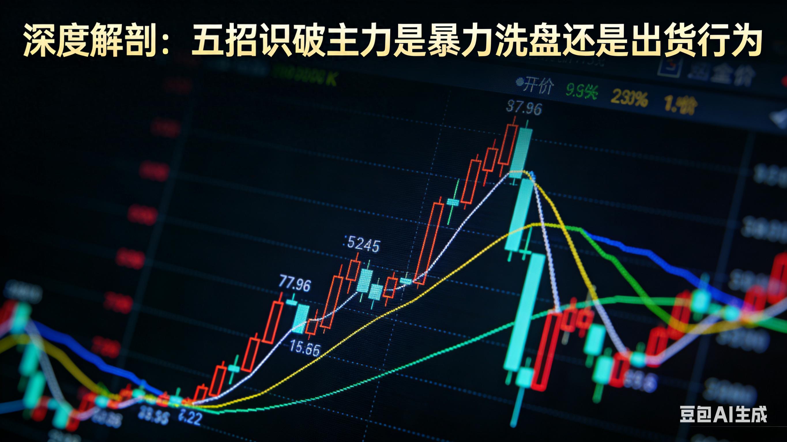 主力行为识别_股票洗盘与出货_洗盘出货量价关系