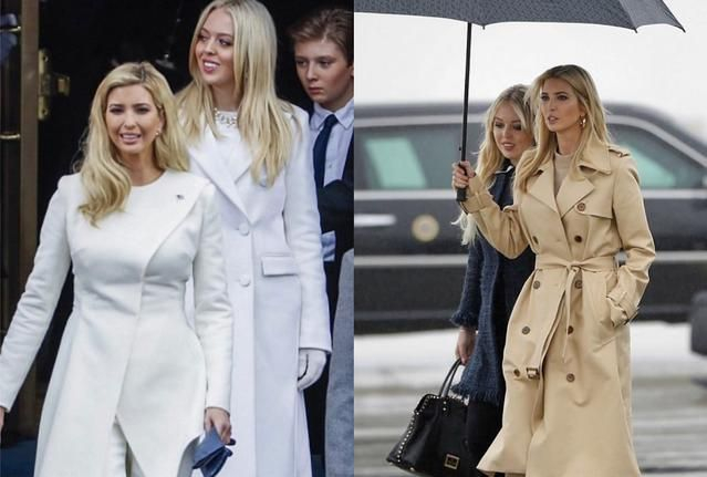 蒂芙尼·特朗普喜欢修身礼服,和伊万卡同框赢了?美貌名媛范儿