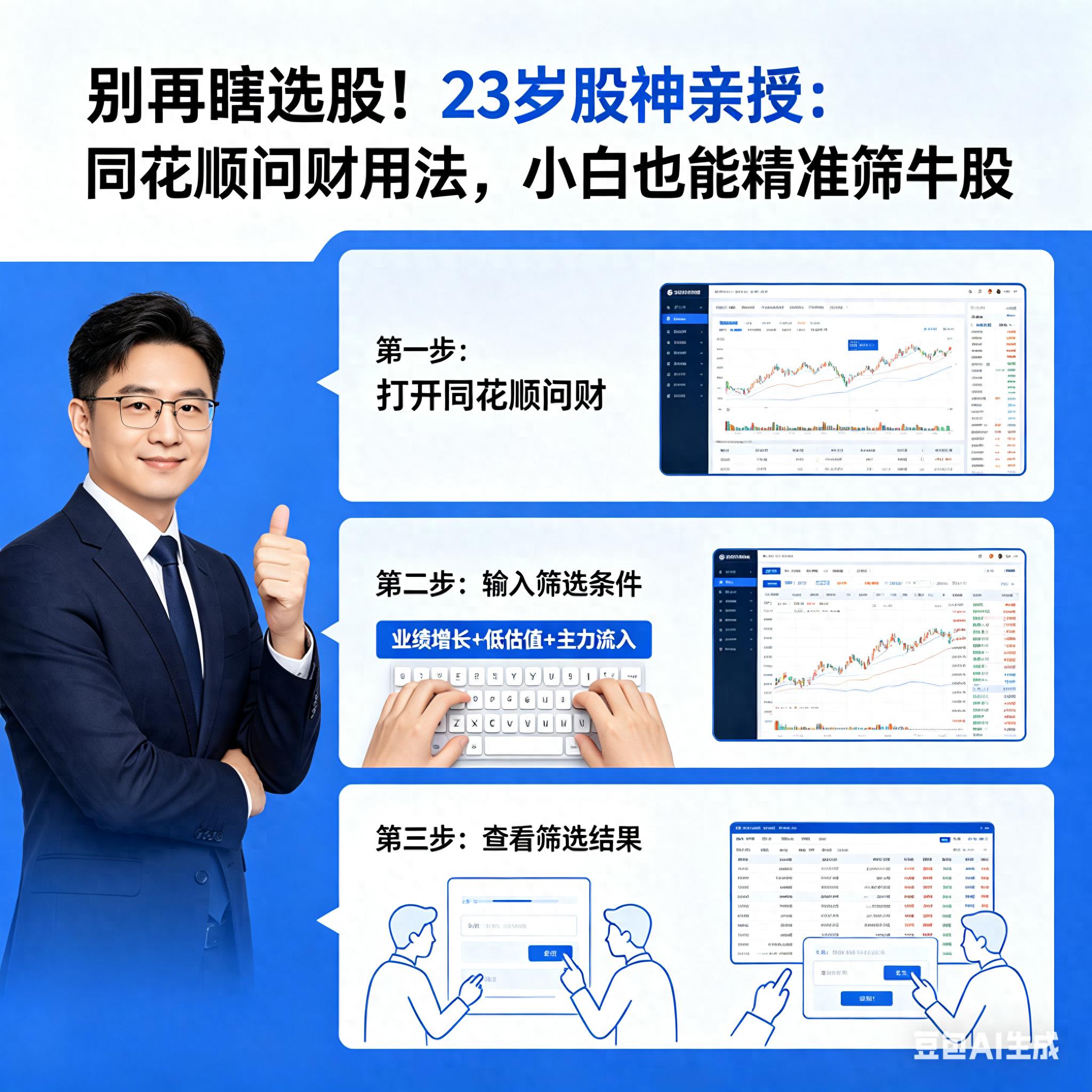 怎样发现牛股_同花顺问财入门教程_问财选股技巧