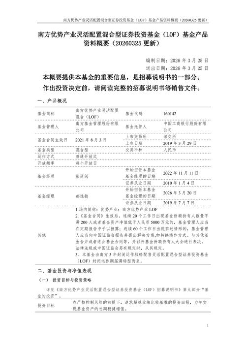 南方智慧精选灵活配置混合型证券投资基金